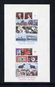 Calf of Man 1973 10th Anniversary of Calf Stamps imperf m/sheet (without border) unmounted mint (Rosen CA252MS), stamps on , stamps on  stamps on stamp centenary, stamps on  stamps on stamp on stamp, stamps on  stamps on stamponstamp