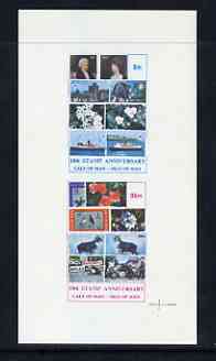 Calf of Man 1973 10th Anniversary of Calf Stamps imperf m/sheet (with border) unmounted mint (Rosen CA252MS), stamps on stamp centenary, stamps on stamp on stamp, stamps on stamponstamp