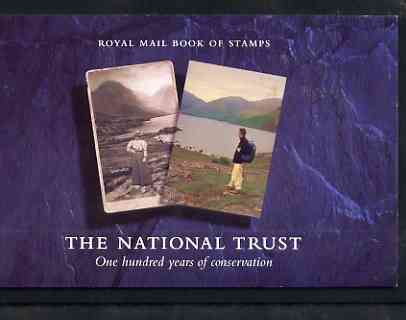 Great Britain 1995 Centenary of the National Trust Â£6 Prestige booklet complete and very fine, SG DX17, stamps on heritage