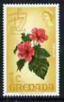 Grenada 1968-71 Hibiscus 1c from def set unmounted mint SG 306, stamps on , stamps on  stamps on flowers