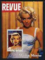 Benin 2003 Marilyn Monroe #3 perf m/sheet (Cover of Revue) unmounted mint, stamps on movies, stamps on films, stamps on cinema, stamps on women, stamps on marilyn monroe, stamps on 