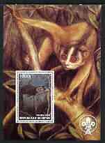 Benin 2003 Wild Animals perf m/sheet #02 with Scout Logo unmounted mint, stamps on animals, stamps on scouts, stamps on 