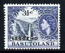 Lesotho 1966 Maletsunyane Falls 3.5c (wmk Script CA) unmounted mint, SG 114A*, stamps on tourism, stamps on waterfalls