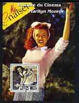 Congo 2003 History of the Cinema - Marilyn Monroe #1 perf m/sheet (Me Naiset Magazine) unmounted mint, stamps on films, stamps on cinema, stamps on entertainments, stamps on music, stamps on personalities, stamps on marilyn monroe