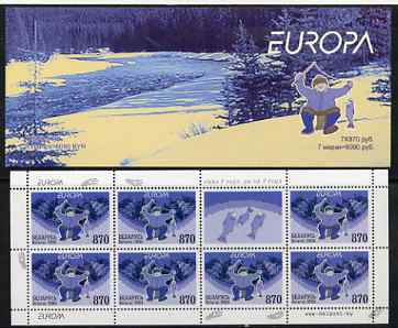 Belarus 2004 Europa 6090r booklet (Fishing) complete and pristine, stamps on europa, stamps on fishing