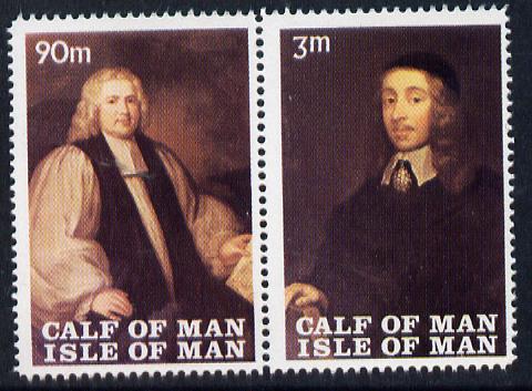 Calf of Man 1968 Paintings from Manx Museum #3 perf set of 2 unmounted mint (Rosen CA120-21), stamps on , stamps on  stamps on arts, stamps on  stamps on museums