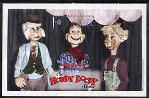 Mongolia 1998 The Howdy Doody Show perf m/sheet #2 unmounted mint, stamps on , stamps on  tv , stamps on puppets, stamps on 
