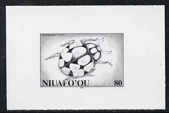 Tonga - Niuafoou 1994 Coccinellidea 80s (from Beetles set) B&W photographic proof, scarce thus, as SG 205, stamps on insects, stamps on beetles