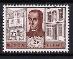 Belgium 1965 2f St Jean Berchmans commemoration unmounted mint, SG 1934, stamps on personalities, stamps on  religion, stamps on saints