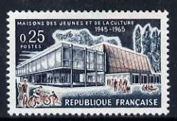 France 1965 20th Anniversary of Youth Clubs (Maisons des Jeunes et de la Culture) unmounted mint, SG 1677*, stamps on children