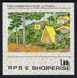 Albania 1980 National Park Llogara m/sheet unmounted mint SG MS 2072, stamps on national parks, stamps on parks