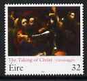 Ireland 1994 'The Taking of Christ' (Caravaggio) 32p unmounted mint from Anniversaries & Events set of 4, SG 902, stamps on arts, stamps on caravaggio