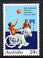 Australia 1981 International Year for Disabled Persons unmounted mint, SG 827, stamps on disabled, stamps on basketball
