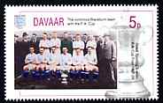 Davaar Island 1996 Great Sporting Events - Football 5p - Blackburn Winners of 1927-28 FA Cup Final, unmounted mint, stamps on football, stamps on sport