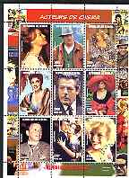 Senegal 1998 Cinema Stars perf sheetlet containing set of 9 values fine cto used (Sinatra, S Loren, Marilyn etc), stamps on entertainments, stamps on films, stamps on cinema, stamps on sinatra, stamps on dean martin, stamps on marilyn, stamps on monroe, stamps on 