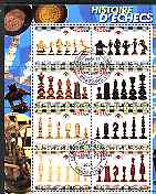 Congo 2003 History of Chess (Chess Pieces) #2 perf sheetlet containing set of 8 values cto used, stamps on , stamps on  stamps on chess