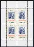 Australia 1978 National Stamp Week m/sheet unmounted mint, SG MS695, stamps on , stamps on  stamps on postal, stamps on  stamps on stamp on stamp, stamps on  stamps on birds, stamps on  stamps on stamp exhibition, stamps on  stamps on stamponstamp