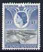Kenya, Uganda & Tanganyika 1954-59 Owen Falls Dam 30c unmounted mint, SG 171, stamps on , stamps on  stamps on waterfalls, stamps on  stamps on dams, stamps on  stamps on civil engineering