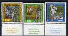Israel 1978 Jewish New Year - Patriachs perf set of 3 with tabs unmounted mint, SG 728-30, stamps on judaica