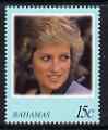 Bahamas 1998 Diana Princess of Wales Commem 15c unmounted mint, SG 1130, stamps on royalty, stamps on diana