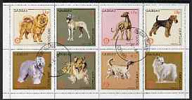 Gairsay 1984 Rotary -Dogs perf set of 8 values (11p to 44p) fine cto used, stamps on , stamps on  stamps on animals, stamps on  stamps on dogs, stamps on  stamps on rotary, stamps on  stamps on chow, stamps on  stamps on dane, stamps on  stamps on greyhound, stamps on  stamps on airedale, stamps on  stamps on old-english, stamps on  stamps on collie, stamps on  stamps on afghan, stamps on  stamps on samoyed