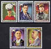 Umm Al Qiwain 1972 General de Gaulle perf set of 5 fine cto used, Mi  610-14*, stamps on personalities, stamps on de gaulle, stamps on personalities, stamps on de gaulle, stamps on  ww1 , stamps on  ww2 , stamps on militaria