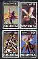 Nigeria 1993 Orchids perf set of 4 unmounted mint, SG 664-67*, stamps on flowers, stamps on orchids