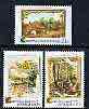 Australia 1982 Early Australian Christmas Cards set of 3 unmounted mint, SG 856-58*, stamps on christmas