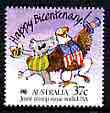 Australia & USA 1988 Joint Issue - Bicentenary of Australian Settlement (11th series) with USA 37c unmounted mint, SG 1110, stamps on animals, stamps on koala bear, stamps on birds of prey, stamps on eagle