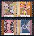 Australia 1988 Art of the Desert (Aboriginal Paintings) set of 4 unmounted mint, SG 1150-53, stamps on , stamps on  stamps on arts, stamps on  stamps on food, stamps on  stamps on medical