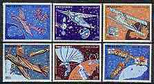 Yemen - Republic 1982 Progress in Air Transport perf set of 6 unmounted mint, SG 681-86, stamps on aviation, stamps on gliders, stamps on fokker, stamps on dh