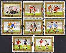 Yemen - Republic 1980 Football World Cup perf set of 8 unmounted mint, SG 601-608, stamps on football, stamps on sport