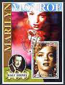 Uzbekistan 2002 Marilyn Monroe & Walt Disney Centenary #06 perf m/sheet, fine cto used, stamps on films, stamps on cinema, stamps on entertainments, stamps on music, stamps on personalities, stamps on marilyn monroe, stamps on disney
