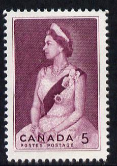 Canada 1964 Royal Visit 5c unmounted mint, SG 559*, stamps on royalty, stamps on royal visit