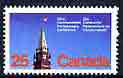 Canada 1977 Commonwealth Parliamentary Conference 25c unmounted mint, SG 894, stamps on , stamps on  stamps on constitutions, stamps on  stamps on clocks, stamps on  stamps on flags, stamps on  stamps on peace