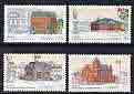 Canada 1987 Capex 87 International Stamp Exhibition set of 4 Post Offices mnh, SG 1227-30, stamps on postal, stamps on architecture, stamps on stamp exhibitions