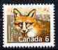 Canada 1988 Red Fox 6c from Canadian Mammals & Architecture set unmounted mint, SG 1265, stamps on , stamps on  stamps on animals, stamps on  stamps on fox, stamps on  stamps on  fox , stamps on  stamps on foxes, stamps on  stamps on  