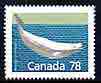 Canada 1988 White Whale 78c from Canadian Mammals & Architecture set unmounted mint, SG 1276, stamps on , stamps on  stamps on animals, stamps on  stamps on whales