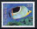 Micronesia 1993-96 Saddle Butterflyfish 32c unmounted mint, SG 282, stamps on fish, stamps on 
