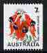 Australia 1970-75 Sturt's Desert Pea 7c coil stamp unmounted mint, SG 468b, stamps on flowers, stamps on 