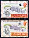 Bahamas 1970 New UPU Headquarters Building perf set of 2 unmounted mint, SG 345-46, stamps on , stamps on  stamps on , stamps on  stamps on  upu , stamps on  stamps on 