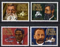 Papua New Guinea 1972 Christmas (Missionaries) set of 4 unmounted mint, SG 227-30, stamps on christmas, stamps on personalities