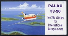 Palau 1989 $3.90 Aircraft booklet complete, stamps on aviation