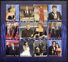 Dagestan Republic 2001 The 73rd Academy Awards perf sheetlet containing set of 12 values unmounted mint, stamps on films, stamps on movies, stamps on cinema, stamps on entertainments, stamps on personalities