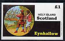 Eynhallow 1982 Fairy Tales (Robinson Crusoe) imperf souvenir sheet (Â£1 value) unmounted mint, stamps on fairy tales, stamps on literature  , stamps on scots, stamps on scotland