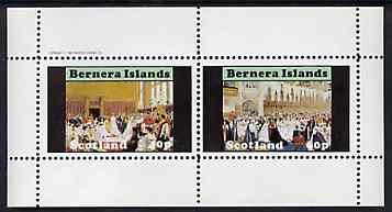 Bernera 1982 Life & Times of Queen Victoria (Royal Weddings) perf set of 2 values unmounted mint, stamps on royalty