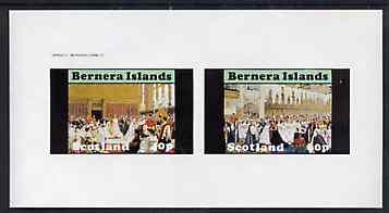 Bernera 1982 Life & Times of Queen Victoria (Royal Weddings) imperf set of 2 values unmounted mint, stamps on royalty