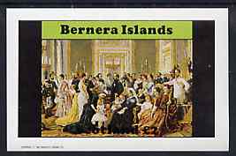 Bernera 1982 Life & Times of Queen Victoria (Family Group) imperf deluxe sheet (Â£2 value) unmounted mint, stamps on royalty
