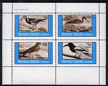 Bernera 1982 Birds #38 perf set of 4 values unmounted mint, stamps on birds