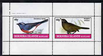 Bernera 1982 Birds #46 perf set of 2 values unmounted mint, stamps on birds